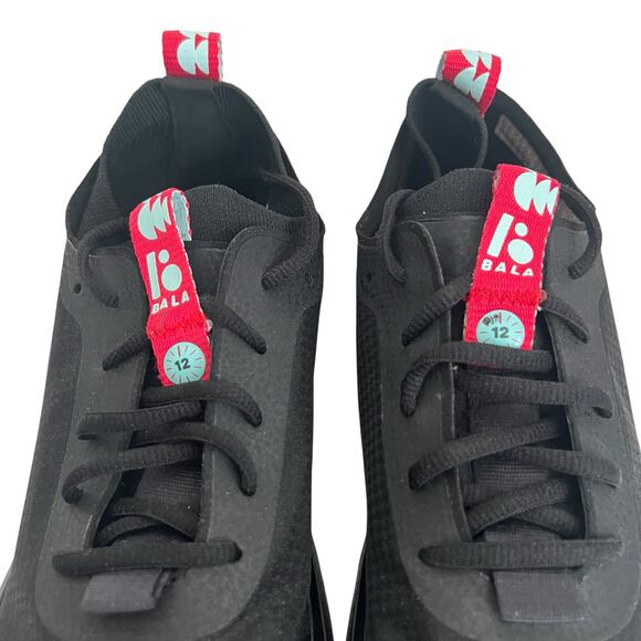 Bala Twelves Nocturnal Lace Up Black Nursing Shoes Sneakers Women Size 9 - Picture 5 of 13